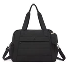 Huggies Tiny Traveler Weekender Solid Shoulder Diaper Bag - Black