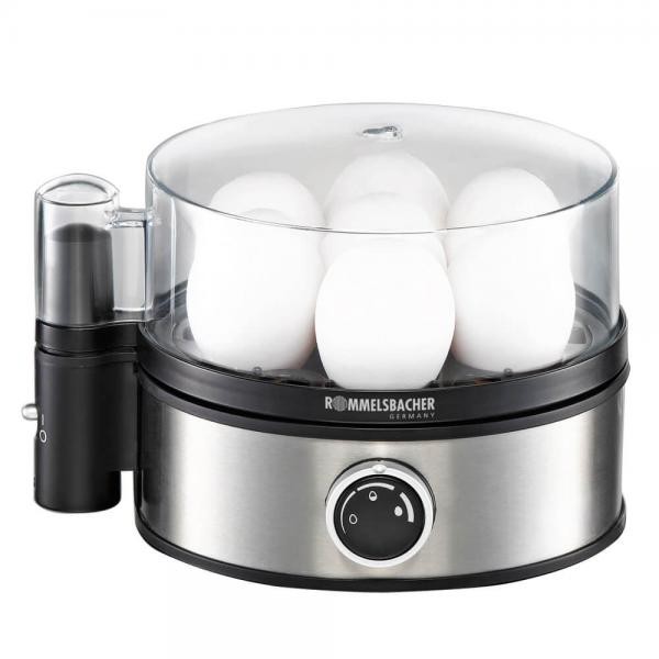 Rommelsbacher Nero Cucinauova Er400 7 Uova 400 W Acciaio Inossidabile - Immagine 2