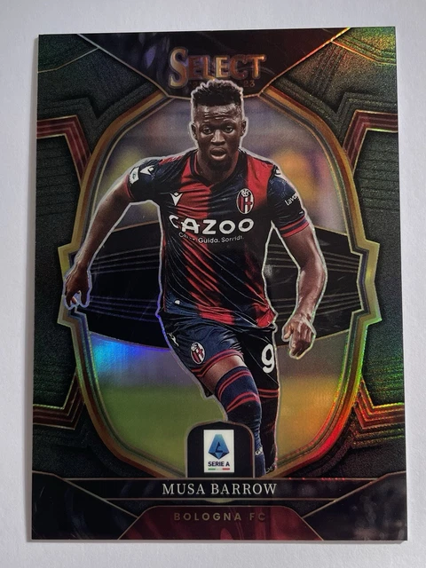 MUSA BARROW 1/1 BLACK PRIZM - 2022/23 PANINI SELECT