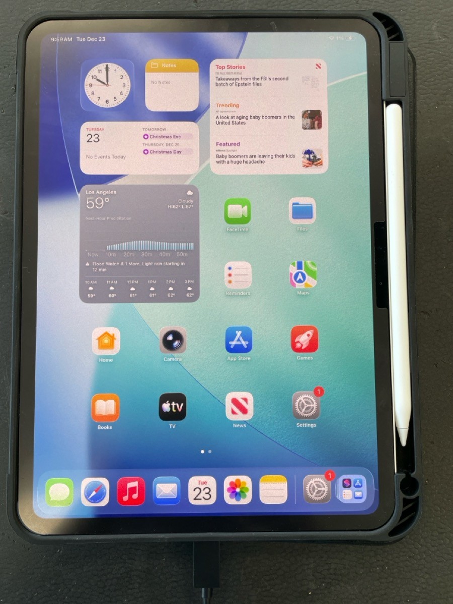 iPad Pro 11-inch M4 Chip 256GB WiFi+Cellular LTE 5G Silver A2837 (PD4054513)-image