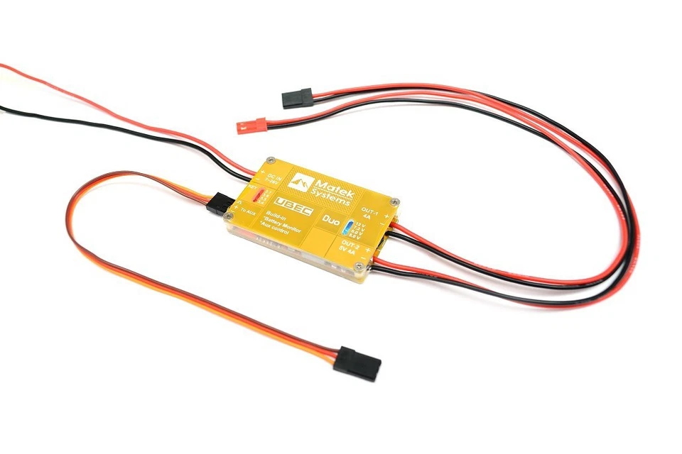 U4A2P UBEC DUO 4A/5V & 4A/5-12V With Remote Switch For Drone - Image 3 of 4