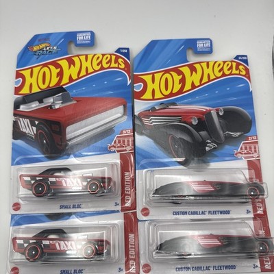 Lot Of 4 2025 Hot Wheels Target Exclusive Red Edition Small Bloc & Cadillac VHTF