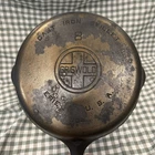 Griswold Cast Iron Skillet No.8 Large Block Logo, EPU 704 Vintage Restored USA