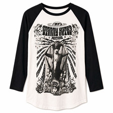 Official 2017 Starry Nites Festival Men&rsquo;s Raglan Baseball Shirt Small