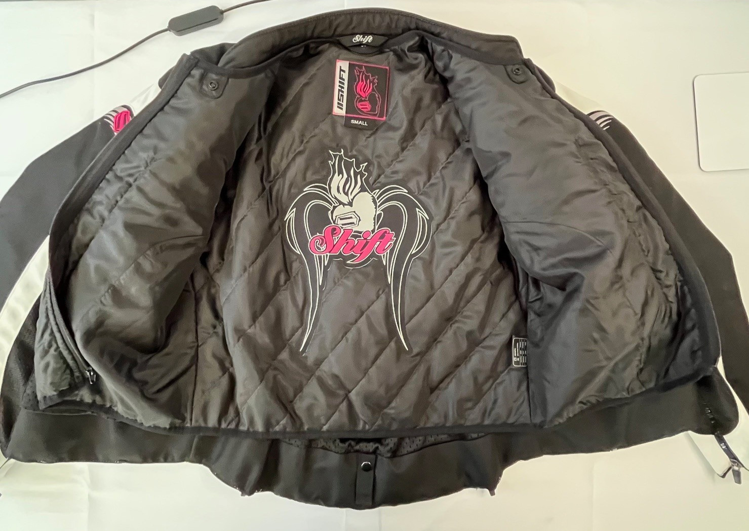 Shift Motorcycle Black Jacket Removable Armor Pad… - image 15