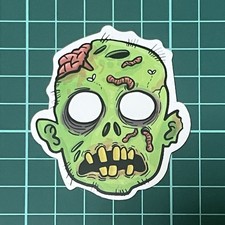 ST754 Sticker Seal Halloween Zombie Monster Goods Smartphone