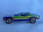 Vintage 1969 Hot Wheels Redline Flying Colors TOP ELIMINTATOR Funny Car - Blue