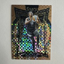 2025 Panini Select WNBA No.8 Chelsea Gray Prizms Bronze Checker 05/49