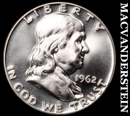 1962 Franklin Half Dollar- Choice Gem Proof++++ Luster No Reserve #i8833
