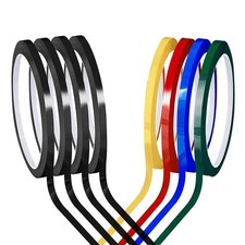 Versatile Whiteboard Tape Set - 8 Pieces of 3mm Self-Adhesive Grid Marking Tape