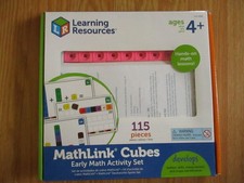 Learning Resources MathLink Cubes Early Math Activity Set 115 pcs Ages 4
