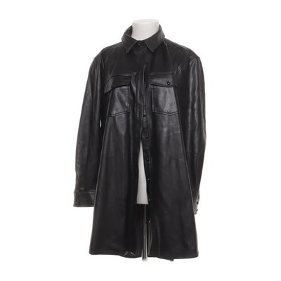 H&M, Mantel, Damen, Größe: L, Schwarz, Einfarbig #cnt