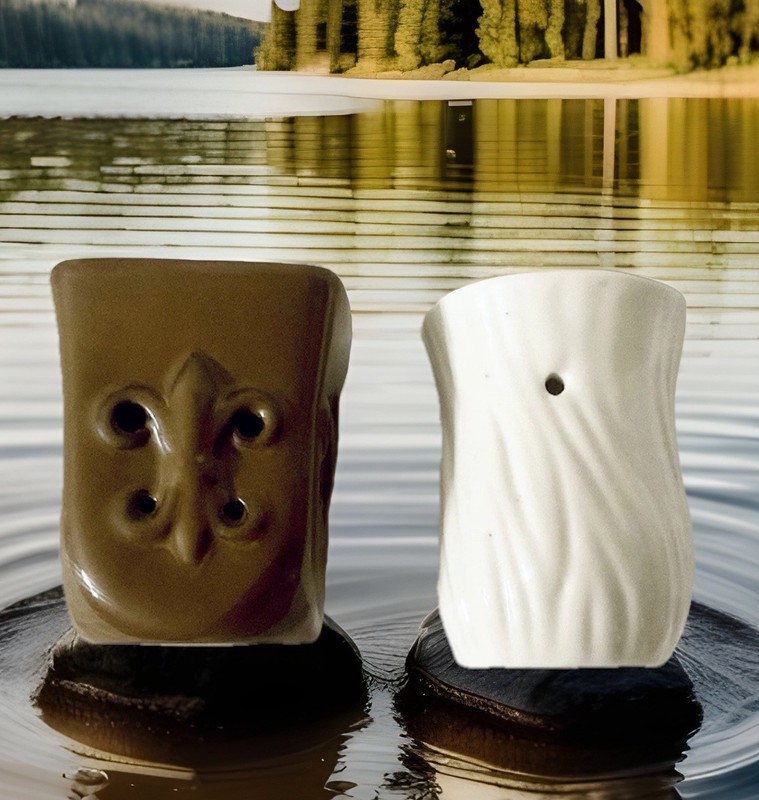 Pair (2) of Ceramic Scented Wax Melt Warmer Replacements (Plugs-in not included)