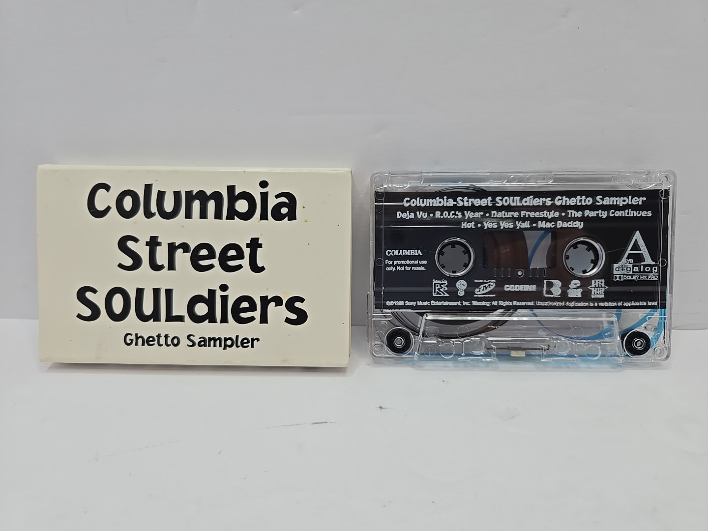 Columbia Street Souldiers Ghetto Sampler (Cassette, 1998) Promo Hip Hop Gangsta