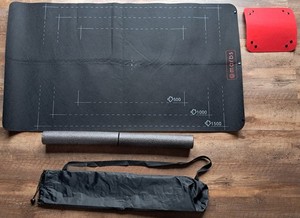 Marbs Roll Up Mat for up to 1500 piece Puzzles Felt w/Nylon Carrying Case - Used