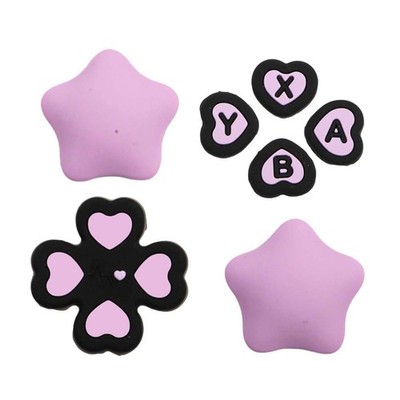 Express Yourself with Cute Silicone Button Cap Set für Nintendo Switch 2