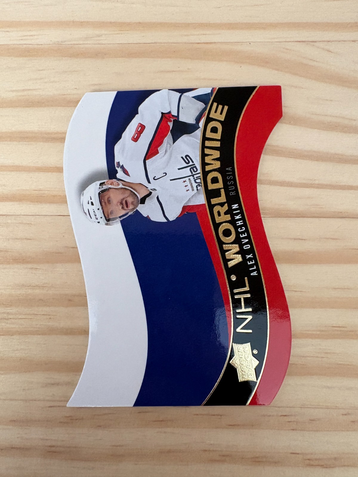 2020-21 Upper Deck NHL Worldwide Die Cut #WW6 Alex Ovechkin - CAPITALS