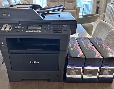 Brother MFC-8810DW All-in-One Monochrome Laser Printer Black, 3500 Pages