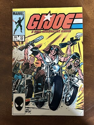 Marvel Comics GI Joe #32 (1985) - 1st Appearance Lady Jaye Bagged And Boarded