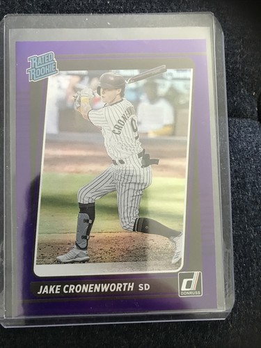 2021 Donruss Holo Purple 62 Jake Cronenworth Rookie Card San Diego 