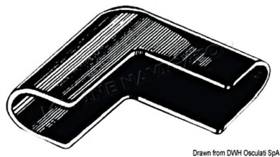 OSCULATI 90 Degrees Angle Terminal Black