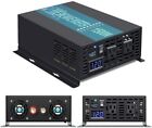 Pure Sine Wave Power Inverter 1500W 48Vdc to 120Vac Solar Home Rv Led Display