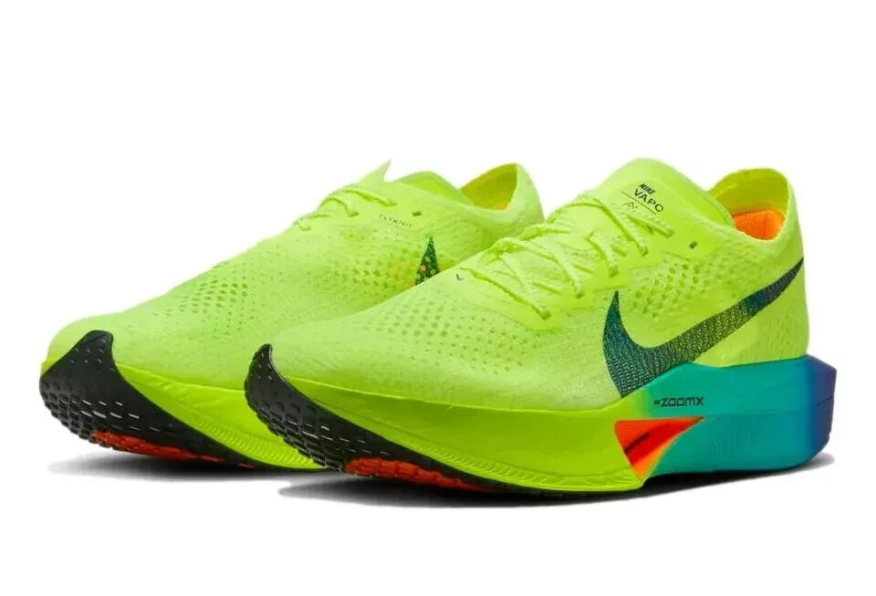 Nike ZoomX Vaporfly NEXT% 3 Men Running Shoes Volt Black Green Size 11.5 DV4129 700