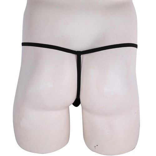 Women PVC Leather Wet Look Open Crotch Bikini Briefs Underwear Panties G-String - Picture 31 of 31