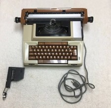 Vintage Smith Corona Coronamatic 2200 Brown Electric Typewriter thumbnail