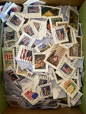US Forever Stamps Global Flag Flower Bday Random Lot 30 Used Canceled On Paper