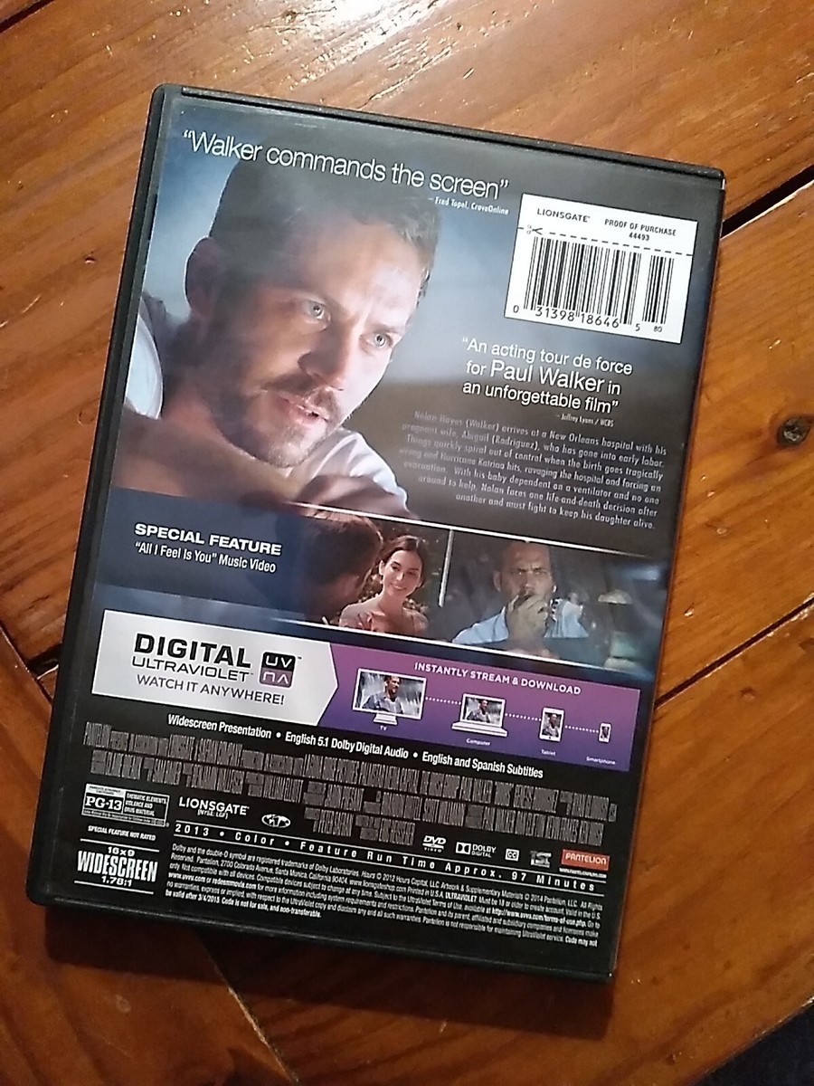 Hours (DVD) 2013 - Paul Walker 31398186465| eBay