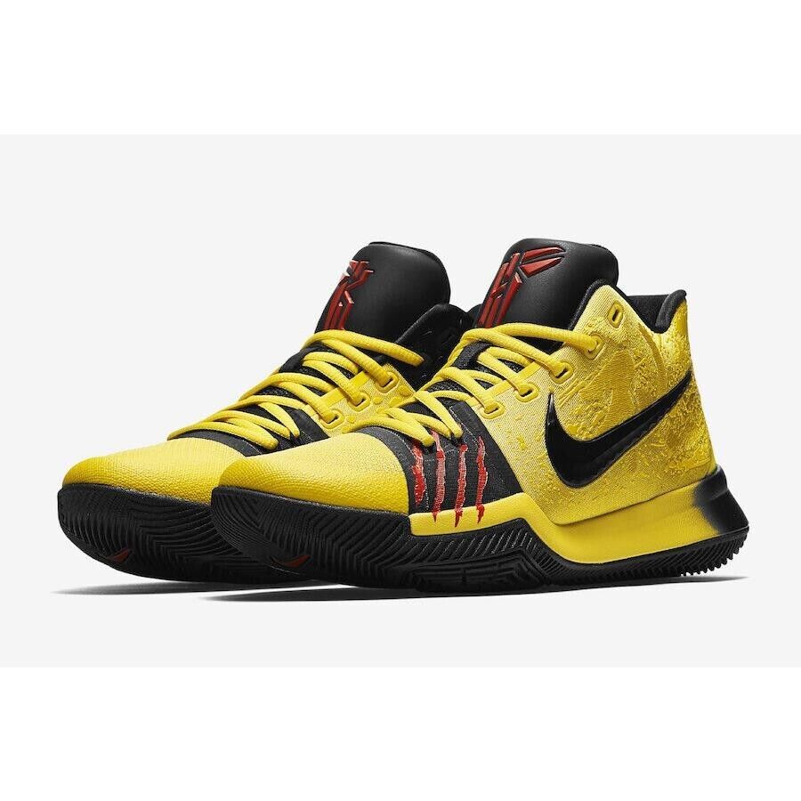 Nike Kyrie 3 Mamba Mentality Bruce Lee Size 13 AJ1672-700/AJ1692