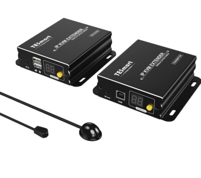 $150 HDMI KVM Extender 1080P 60Hz Single Cat5e/6 Cable Up to 120m/393ft 1A1