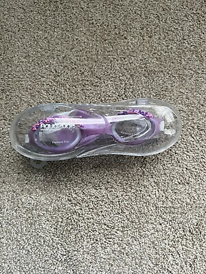 #ad New Aqua2ude Fashion Purple Pink Sprinkles Kid#x27;s Child Swim Goggles w Hard Case $12.97