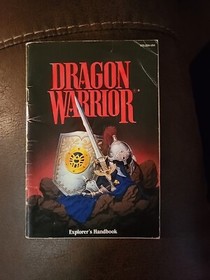 Dragon Warrior Nintendo NES With Explorer Handbook And Sleeve 