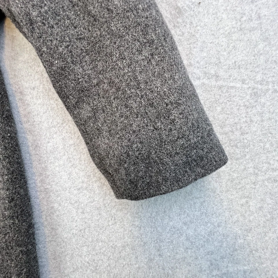 Blazer Norton Mcnaughton Mujer Talla 16 Gris 100% Lana Chaquetón 3 Botones Damas Foto 4 de 4