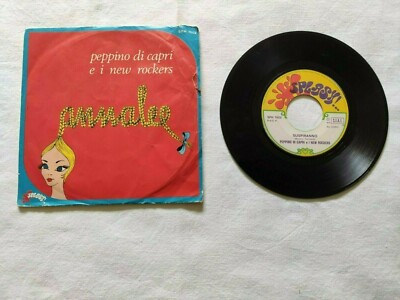 PEPPINO DI CAPRI E NEW ROCKERS 7'' ANNALEE 45 RPM Italien 1971 SPH1002 NM/VG