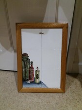 Vintage/Retro Tiled Notice Board .