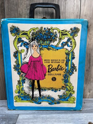 Vintage 60's Mattel 2 Barbie's , Ken, Clothes and Case Twist Turn