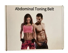 Rechargeable Abdominal Muscle Toning Belt Trainer ABS Stimulator Toner Belt NEW
