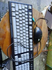 Compaq 5187-2154 PS/2 Keyboard Model 5107 Black & Grey G3