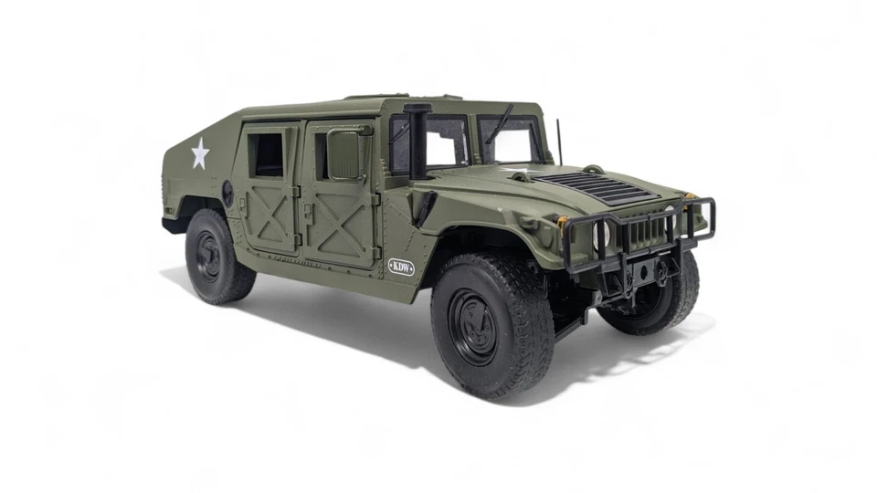 Military U.S. Army Humvee Hummer Field Vehicle Alloy Diecast 1/18 scale by KDW - Image 3 of 4