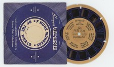 Pikes Peak Colorado 1939 Blue Ring Circle View-Master Reel 245
