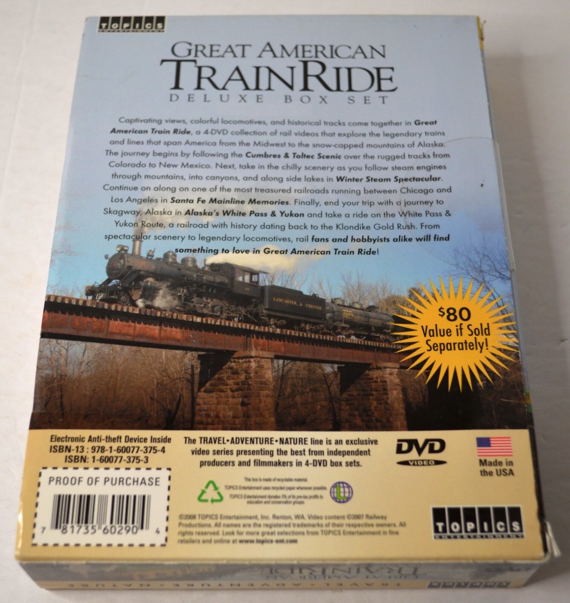 その他 Great Trains in America: East [DVD] Amazon.com: Steam Trains of the American East : Na, na