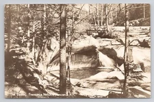 The Basin Franconia Notch New Hampshire RPPC Postcard