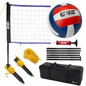 Used Volleyball Set. Including Volleyball Net and Volleyball with Pump.