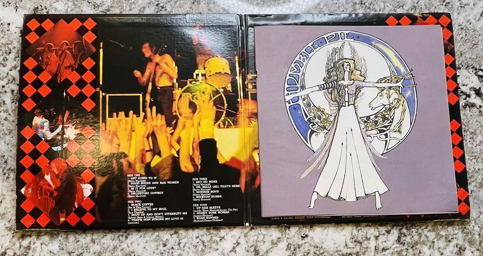 HUMBLE PIE "EAT IT" LPX2 1973 A&M SP-3701 ROCK 33RPM 12" USA VG+ Foto 4 de 4