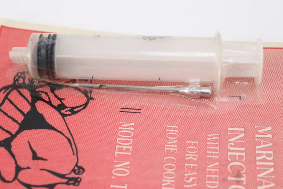 Inyector de sabor King Kooker de colección adobo carne carne aves pavo pollo pescado Foto 2 de 4