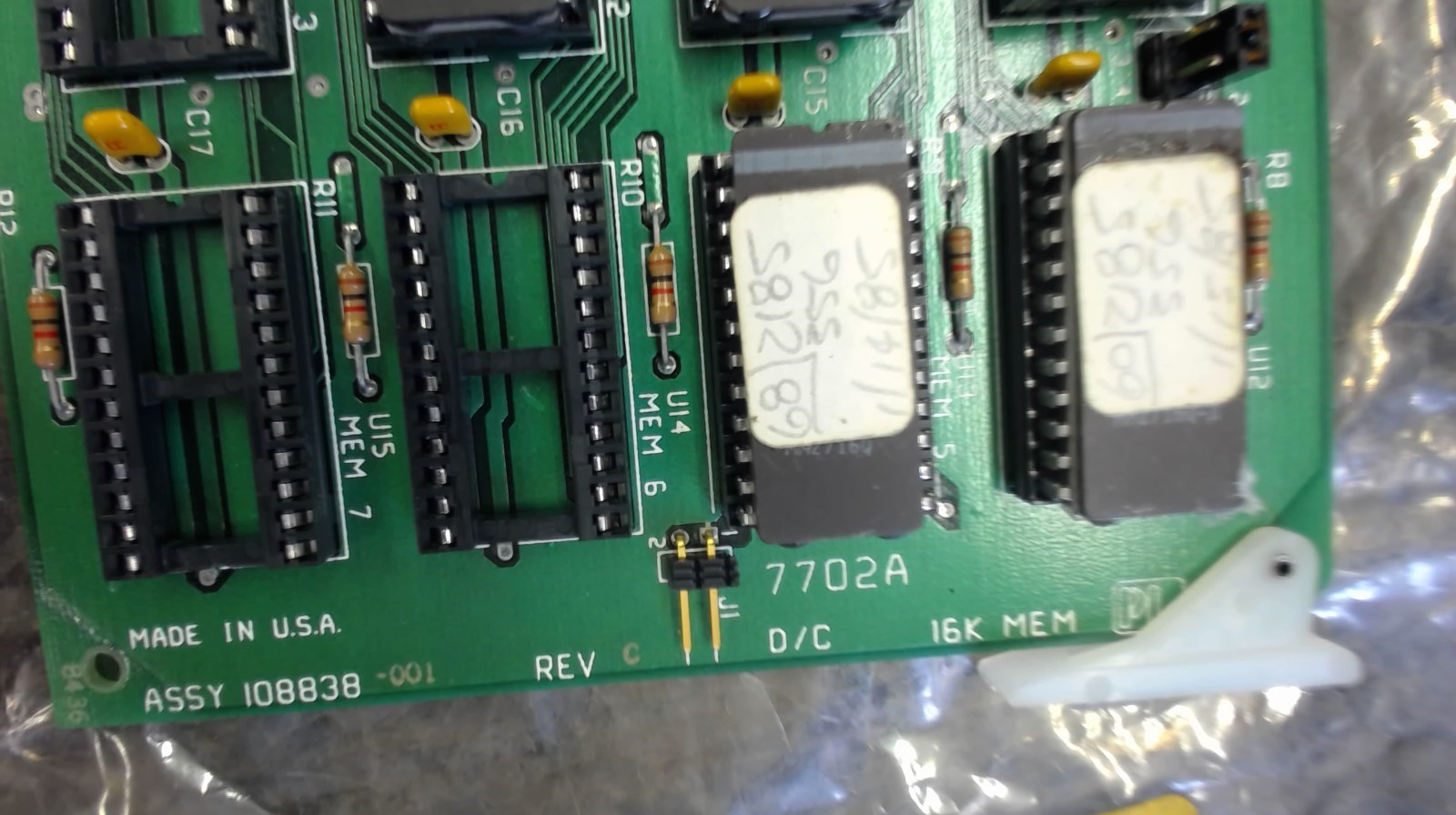 Pl Std 7702A, Assy 108838-001 Rev C, D/C Memory Board | eBay