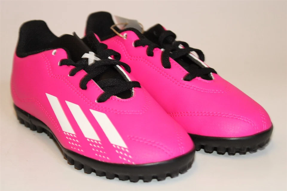 adidas X Speedportal.4 Turf Soccer NEW Boys Size 11 28.5 Pink Youth Shoes GZ2446 - Image 2 of 4